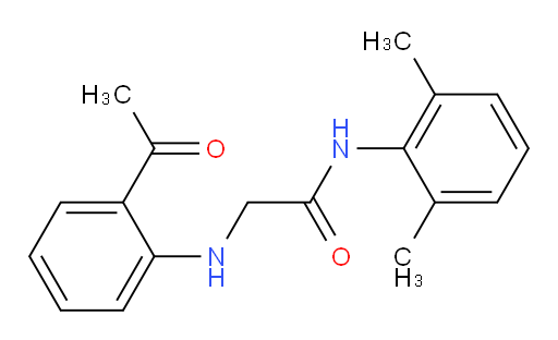 2-((2-acetylphenyl)amino)-N-(2,6-dimethylphenyl)acetamide