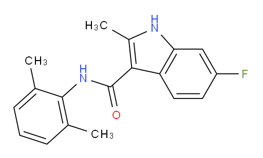 N-(2,6-dimethylphenyl)-6-fluoro-2-methyl-1H-indole-3-carboxamide