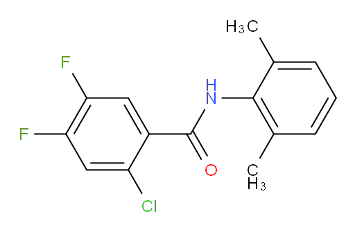 2-chloro-N-(2,6-dimethylphenyl)-4,5-difluorobenzamide