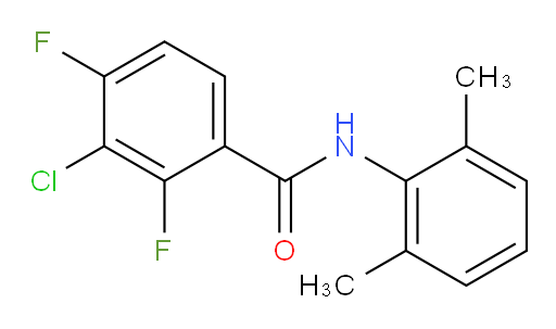 3-chloro-N-(2,6-dimethylphenyl)-2,4-difluorobenzamide