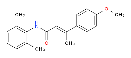 (E)-N-(2,6-dimethylphenyl)-3-(4-methoxyphenyl)but-2-enamide