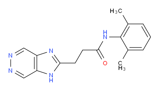 N-(2,6-dimethylphenyl)-3-(1H-imidazo[4,5-d]pyridazin-2-yl)propanamide