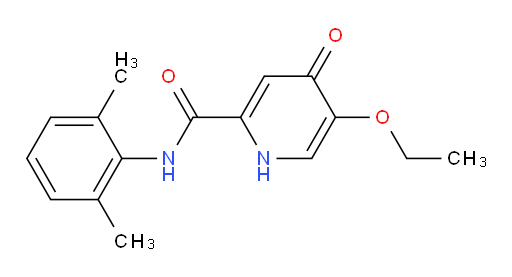 N-(2,6-dimethylphenyl)-5-ethoxy-4-oxo-1,4-dihydropyridine-2-carboxamide