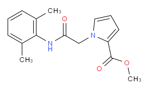 methyl 1-(2-((2,6-dimethylphenyl)amino)-2-oxoethyl)-1H-pyrrole-2-carboxylate