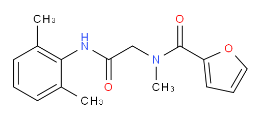 N-(2-((2,6-dimethylphenyl)amino)-2-oxoethyl)-N-methylfuran-2-carboxamide