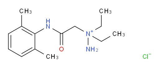 1-(2-((2,6-dimethylphenyl)amino)-2-oxoethyl)-1,1-diethylhydrazin-1-ium chloride