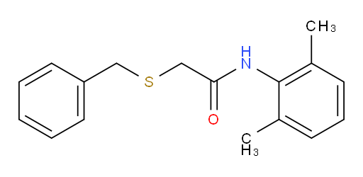 2-(benzylthio)-N-(2,6-dimethylphenyl)acetamide