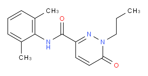N-(2,6-dimethylphenyl)-6-oxo-1-propyl-1,6-dihydropyridazine-3-carboxamide