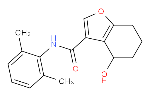 N-(2,6-dimethylphenyl)-4-hydroxy-4,5,6,7-tetrahydrobenzofuran-3-carboxamide