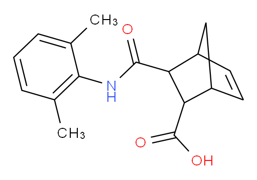 3-((2,6-dimethylphenyl)carbamoyl)bicyclo[2.2.1]hept-5-ene-2-carboxylic acid