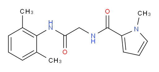 N-(2-((2,6-dimethylphenyl)amino)-2-oxoethyl)-1-methyl-1H-pyrrole-2-carboxamide