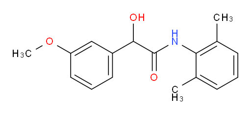 N-(2,6-dimethylphenyl)-2-hydroxy-2-(3-methoxyphenyl)acetamide