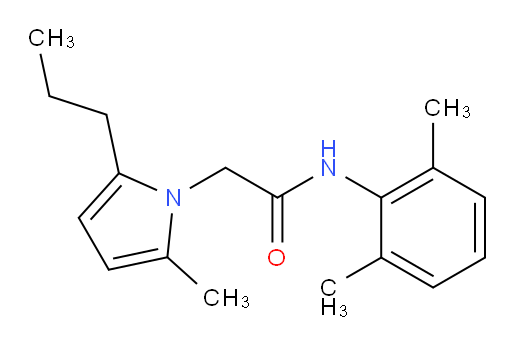 N-(2,6-dimethylphenyl)-2-(2-methyl-5-propyl-1H-pyrrol-1-yl)acetamide
