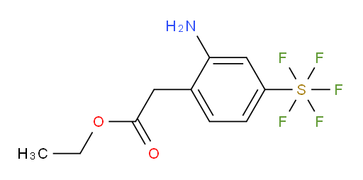 [3-Amino-4-(2-ethoxy-2-oxoethyl)phenyl]sulfur pentafluoride