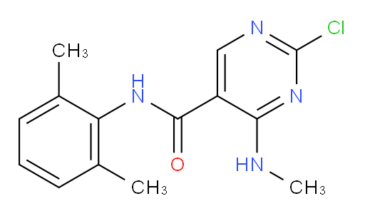 2-chloro-N-(2,6-dimethylphenyl)-4-(methylamino)pyrimidine-5-carboxamide