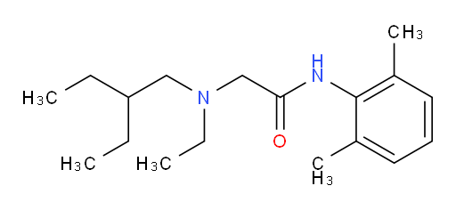 N-(2,6-dimethylphenyl)-2-(ethyl(2-ethylbutyl)amino)acetamide