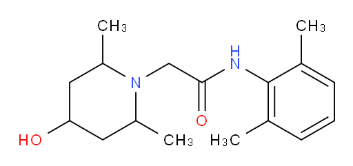 N-(2,6-dimethylphenyl)-2-(4-hydroxy-2,6-dimethylpiperidin-1-yl)acetamide