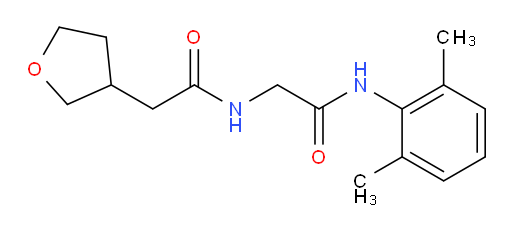 N-(2,6-dimethylphenyl)-2-(2-(tetrahydrofuran-3-yl)acetamido)acetamide