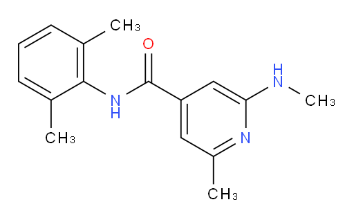 N-(2,6-dimethylphenyl)-2-methyl-6-(methylamino)isonicotinamide