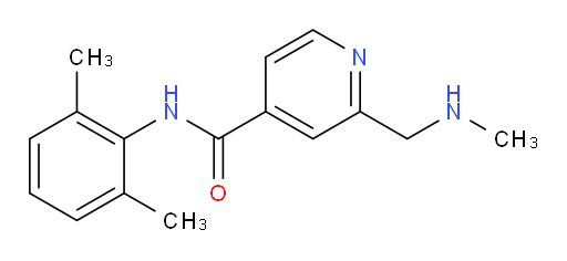 N-(2,6-dimethylphenyl)-2-((methylamino)methyl)isonicotinamide