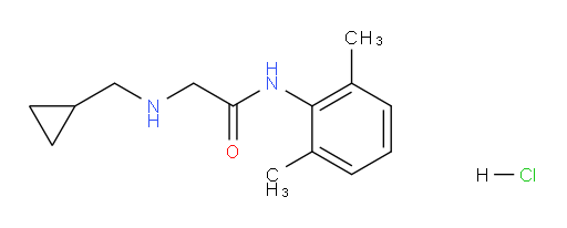 2-((cyclopropylmethyl)amino)-N-(2,6-dimethylphenyl)acetamide hydrochloride