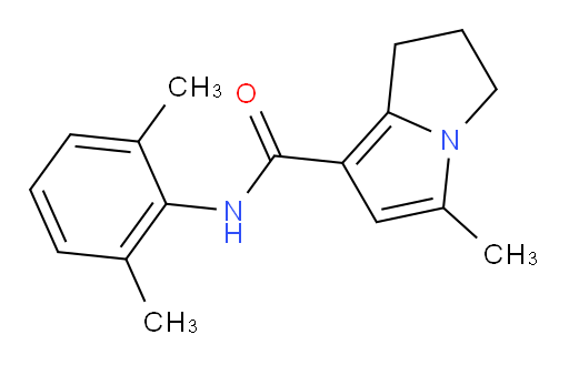 N-(2,6-dimethylphenyl)-5-methyl-2,3-dihydro-1H-pyrrolizine-7-carboxamide