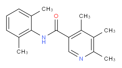 N-(2,6-dimethylphenyl)-4,5,6-trimethylnicotinamide