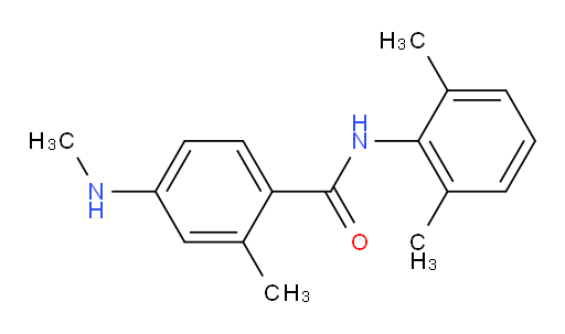 N-(2,6-dimethylphenyl)-2-methyl-4-(methylamino)benzamide