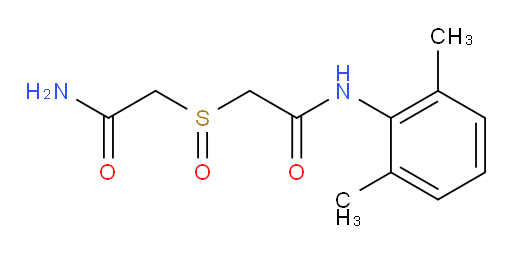 2-((2-amino-2-oxoethyl)sulfinyl)-N-(2,6-dimethylphenyl)acetamide