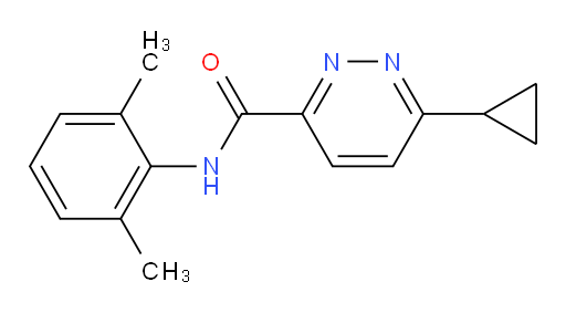 6-cyclopropyl-N-(2,6-dimethylphenyl)pyridazine-3-carboxamide