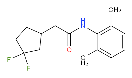 2-(3,3-difluorocyclopentyl)-N-(2,6-dimethylphenyl)acetamide
