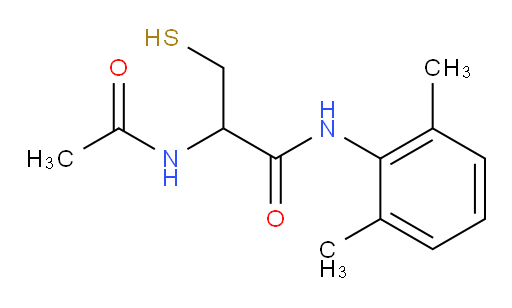 2-acetamido-N-(2,6-dimethylphenyl)-3-mercaptopropanamide