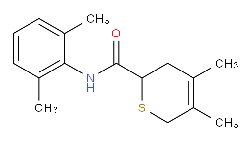 N-(2,6-dimethylphenyl)-4,5-dimethyl-3,6-dihydro-2H-thiopyran-2-carboxamide