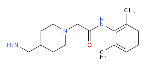 2-(4-(aminomethyl)piperidin-1-yl)-N-(2,6-dimethylphenyl)acetamide