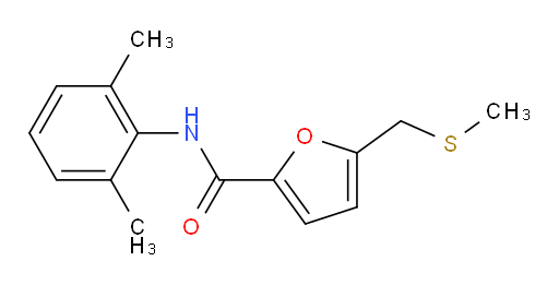 N-(2,6-dimethylphenyl)-5-((methylthio)methyl)furan-2-carboxamide