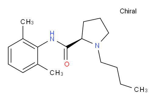 (R)-1-butyl-N-(2,6-dimethylphenyl)pyrrolidine-2-carboxamide