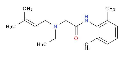 N-(2,6-dimethylphenyl)-2-(ethyl(3-methylbut-2-en-1-yl)amino)acetamide