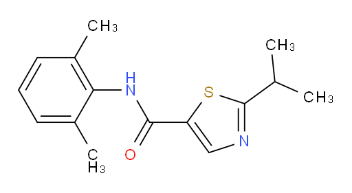 N-(2,6-dimethylphenyl)-2-isopropylthiazole-5-carboxamide