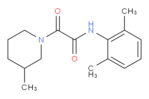 N-(2,6-dimethylphenyl)-2-(3-methylpiperidin-1-yl)-2-oxoacetamide