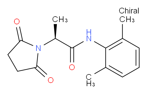 (S)-N-(2,6-dimethylphenyl)-2-(2,5-dioxopyrrolidin-1-yl)propanamide
