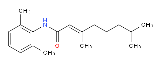 (E)-N-(2,6-dimethylphenyl)-3,7-dimethyloct-2-enamide