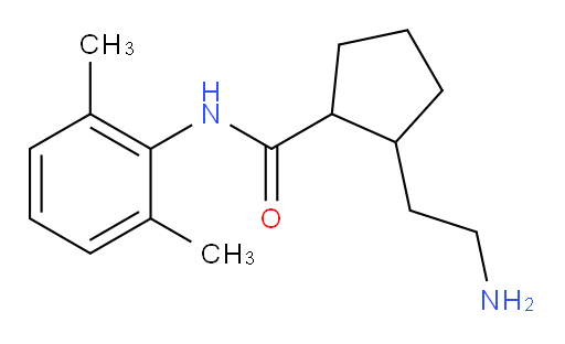 2-(2-aminoethyl)-N-(2,6-dimethylphenyl)cyclopentanecarboxamide