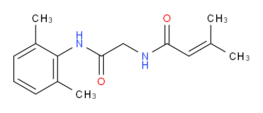 N-(2-((2,6-dimethylphenyl)amino)-2-oxoethyl)-3-methylbut-2-enamide