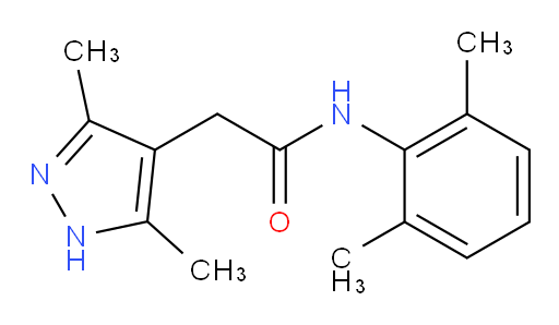 2-(3,5-dimethyl-1H-pyrazol-4-yl)-N-(2,6-dimethylphenyl)acetamide