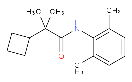 2-cyclobutyl-N-(2,6-dimethylphenyl)-2-methylpropanamide