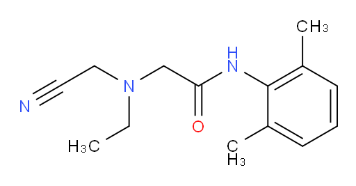2-((cyanomethyl)(ethyl)amino)-N-(2,6-dimethylphenyl)acetamide