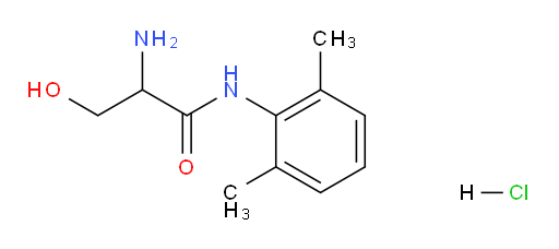 2-amino-N-(2,6-dimethylphenyl)-3-hydroxypropanamide hydrochloride