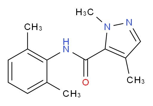 N-(2,6-dimethylphenyl)-1,4-dimethyl-1H-pyrazole-5-carboxamide