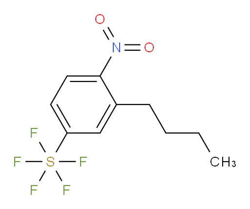 (3-Butyl-4-nitrophenyl)sulfur pentafluoride