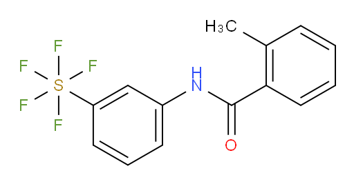[3-[(2-methylbenzoyl)amino]phenyl]sulfur pentafluoride